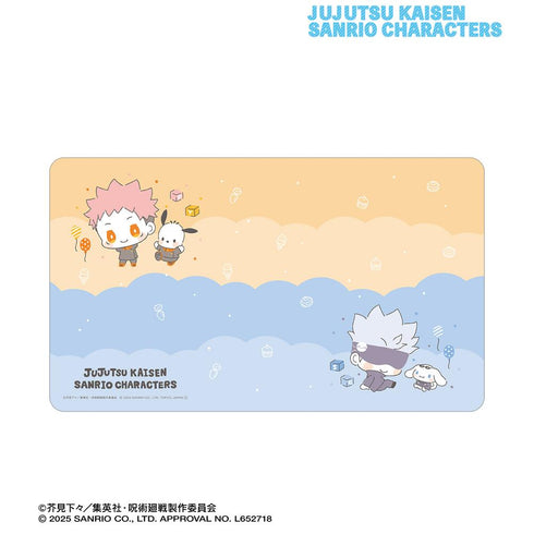 『呪術廻戦×サンリオキャラクターズ』虎杖悠仁×ポチャッコ・五条 悟×シナモロール マルチデスクマット